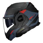 Capacete LS2 FF901 Advant X Oblivion - Preto Fosco/Azul/Laranja