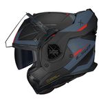 Capacete LS2 FF901 Advant X Oblivion - Preto Fosco/Azul/Laranja