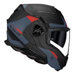 Capacete LS2 FF901 Advant X Oblivion - Preto Fosco/Azul/Laranja