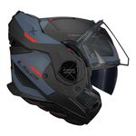 Capacete LS2 FF901 Advant X Oblivion - Preto Fosco/Azul/Laranja
