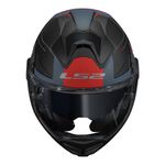 Capacete LS2 FF901 Advant X Oblivion - Preto Fosco/Azul/Laranja