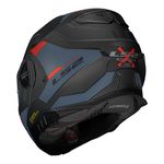 Capacete LS2 FF901 Advant X Oblivion - Preto Fosco/Azul/Laranja