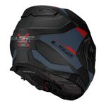 Capacete LS2 FF901 Advant X Oblivion - Preto Fosco/Azul/Laranja