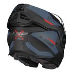Capacete LS2 FF901 Advant X Oblivion - Preto Fosco/Azul/Laranja