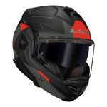 Capacete LS2 FF901 Advant X Oblivion - Preto Fosco Titanium Laranja
