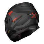 Capacete LS2 FF901 Advant X Oblivion - Preto Fosco Titanium Laranja