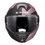Capacete Ls2 Ff901 Advant X Ultra - Cinza Fosco/roxo
