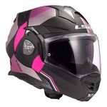 Capacete Ls2 Ff901 Advant X Ultra - Cinza Fosco/roxo