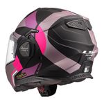 Capacete Ls2 Ff901 Advant X Ultra - Cinza Fosco/roxo
