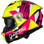 Capacete Ls2 Ff808 Stream Ii Aldeguer Replica - Amarelo/Rosa