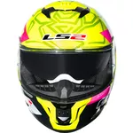 Capacete Ls2 Ff808 Stream Ii Aldeguer Replica - Amarelo/Rosa