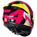 Capacete Ls2 Ff808 Stream Ii Aldeguer Replica - Amarelo/Rosa