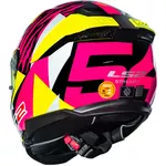 Capacete Ls2 Ff808 Stream Ii Aldeguer Replica - Amarelo/Rosa