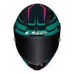 Capacete LS2 FF323 Arrow R Flames - Verde Rosa
