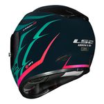 Capacete LS2 FF323 Arrow R Flames - Verde Rosa
