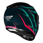 Capacete LS2 FF323 Arrow R Flames - Verde Rosa