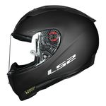 Capacete LS2 FF323 Arrow R Monocolor - Preto Fosco 