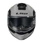 Capacete LS2 Articulado FF908 Strobe 2 Autox - Cinza Amarelo