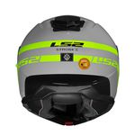 Capacete LS2 Articulado FF908 Strobe 2 Autox - Cinza Amarelo