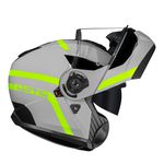 Capacete LS2 Articulado FF908 Strobe 2 Autox - Cinza Amarelo
