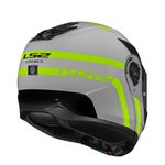 Capacete LS2 Articulado FF908 Strobe 2 Autox - Cinza Amarelo