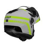 Capacete LS2 Articulado FF908 Strobe 2 Autox - Cinza Amarelo