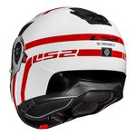 Capacete LS2 Articulado FF908 Strobe 2 Autox - Branco Vermelho