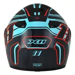 Capacete X11 Trust Pro 11 - Preto/Azul/Vermelho