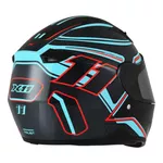 Capacete X11 Trust Pro 11 - Preto/Azul/Vermelho