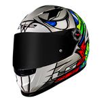 Capacete LS2 FF358 Alex Barros Replica - Prata