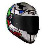 Capacete LS2 FF358 Alex Barros Replica - Prata