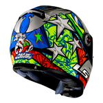 Capacete LS2 FF358 Alex Barros Replica - Prata