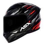 Capacete Asx City Arrow - Preto/Grafite/Vermelho