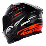 Capacete Asx City Arrow - Preto/Grafite/Vermelho