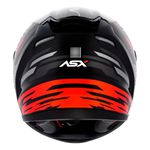 Capacete Asx City Arrow - Preto/Grafite/Vermelho