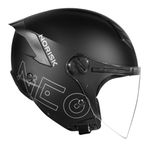 Capacete Norisk Neo (Aberto) Monocolor - Preto Fosco