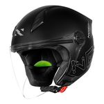 Capacete Norisk Neo (Aberto) Monocolor - Preto Fosco