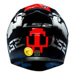 Capacete LS2 FF358 Bullet - Preto Vermelho
