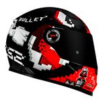 Capacete LS2 FF358 Bullet - Preto Vermelho