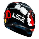 Capacete LS2 FF358 Bullet - Preto Vermelho