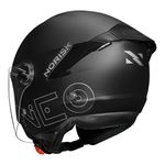 Capacete Norisk Neo (Aberto) Monocolor - Preto Fosco