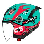 Capacete Norisk Neo (Aberto) Galaxy - Azul Rosa