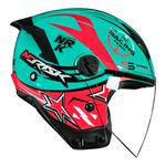 Capacete Norisk Neo (Aberto) Galaxy - Azul Rosa