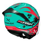 Capacete Norisk Neo (Aberto) Galaxy - Azul Rosa