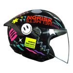 Capacete Norisk Neo (Aberto) Buddy - Preto