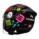 Capacete Norisk Neo (Aberto) Buddy - Preto