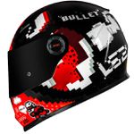 Capacete LS2 FF358 Bullet - Preto Vermelho