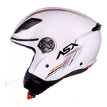 Capacete Asx City Air Solid - Branco 