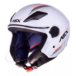Capacete Asx City Air Solid - Branco 