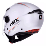 Capacete Asx City Air Solid - Branco 